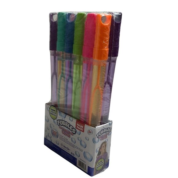 Fubbles Giant Bubble Wand 12 Pack 4 oz each Non-toxic No Dyes Party Pack - Picture 3 of 5